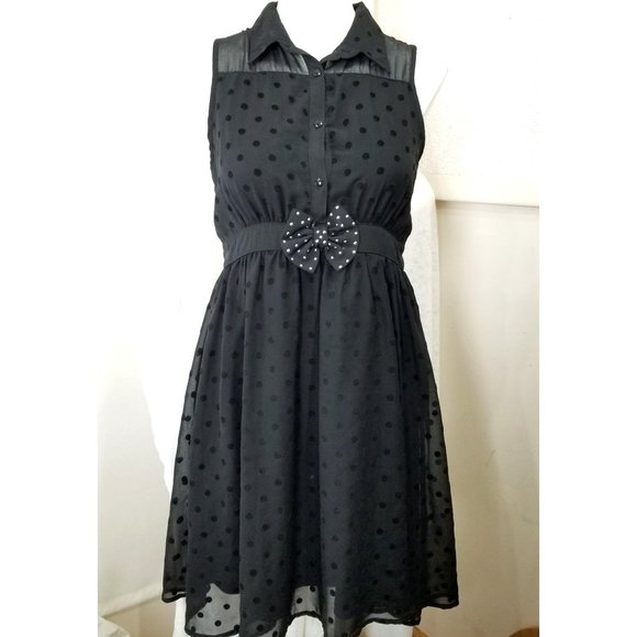 D-Signed Descendants Moto Jacket Black Dress Sleeveless Junior L 14/16 2-Pc Set - Picture 2 of 10